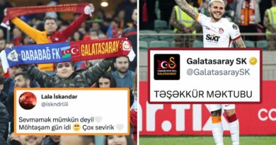 Galatasaray’ın Azerbaycan Türkçesi ile Yazdığı Teşekkür Mektubu Sosyal Medyada Beğenileri Topladı