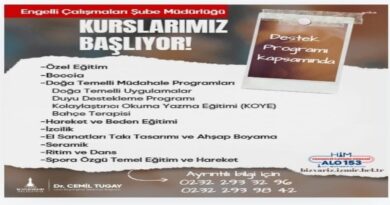 İzmir’de engelli yurttaşlar için kurs zamanı ‘Kayıtlar başladı’