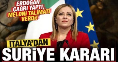 Erdoğan çağrı yaptı, Meloni talimatı verdi! İtalya’dan kritik Suriye kararı